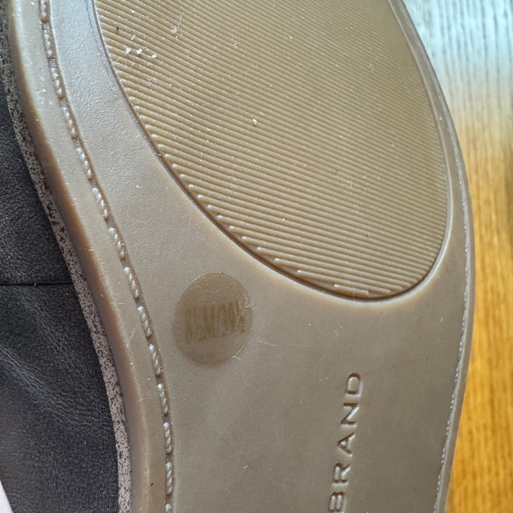 Lucky Brand Womens Brown Leather Slip-On Loafers - Picture 4 of 4